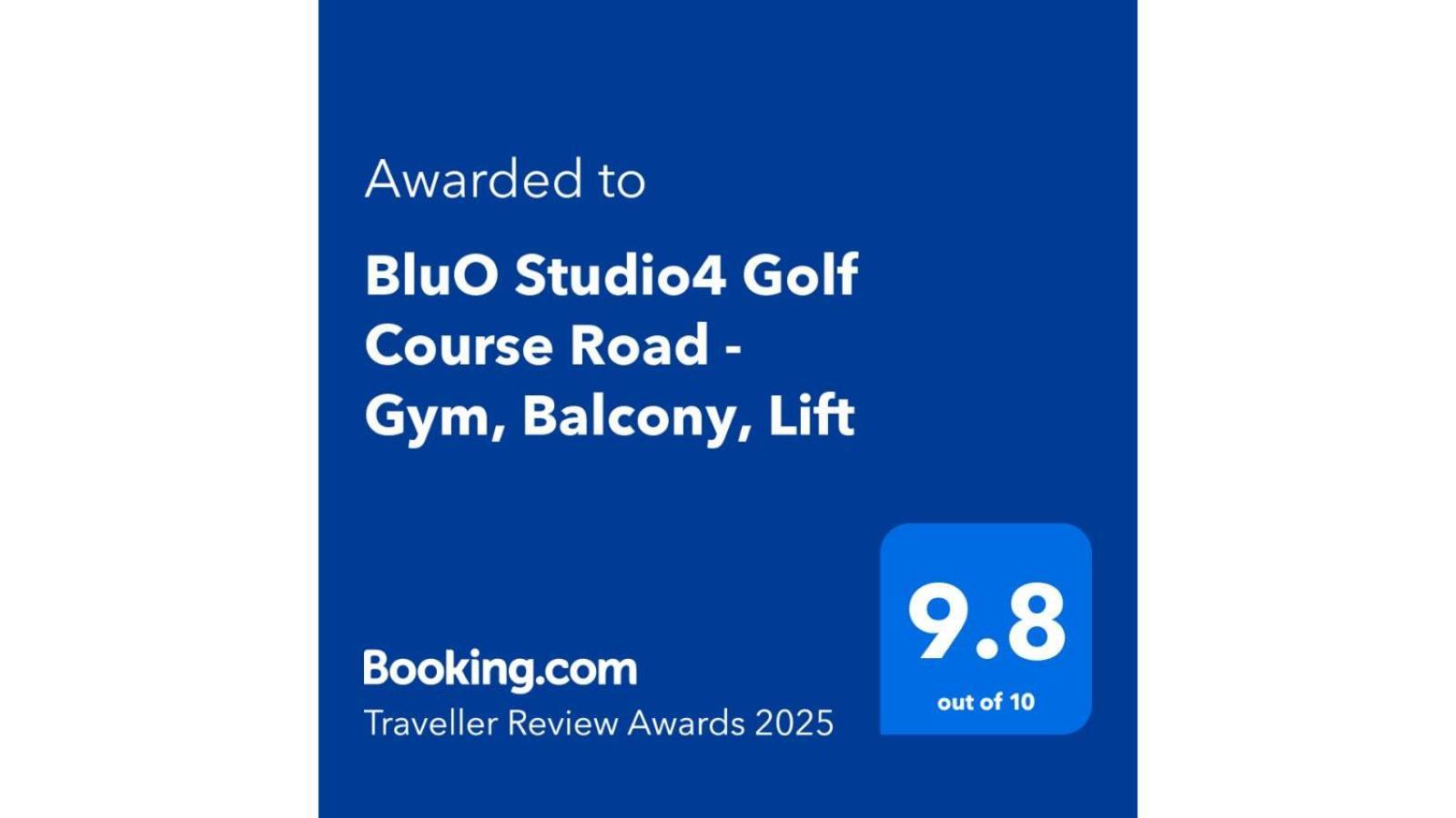 Bluo Studio4 Golf Course Road - Gym, Balcony, Lift Gurgaon Buitenkant foto
